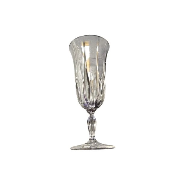 Vintage Vendome Platinum By Noritake Ice Tea Glasses Vertical Teardrop - Picture 1 of 3
